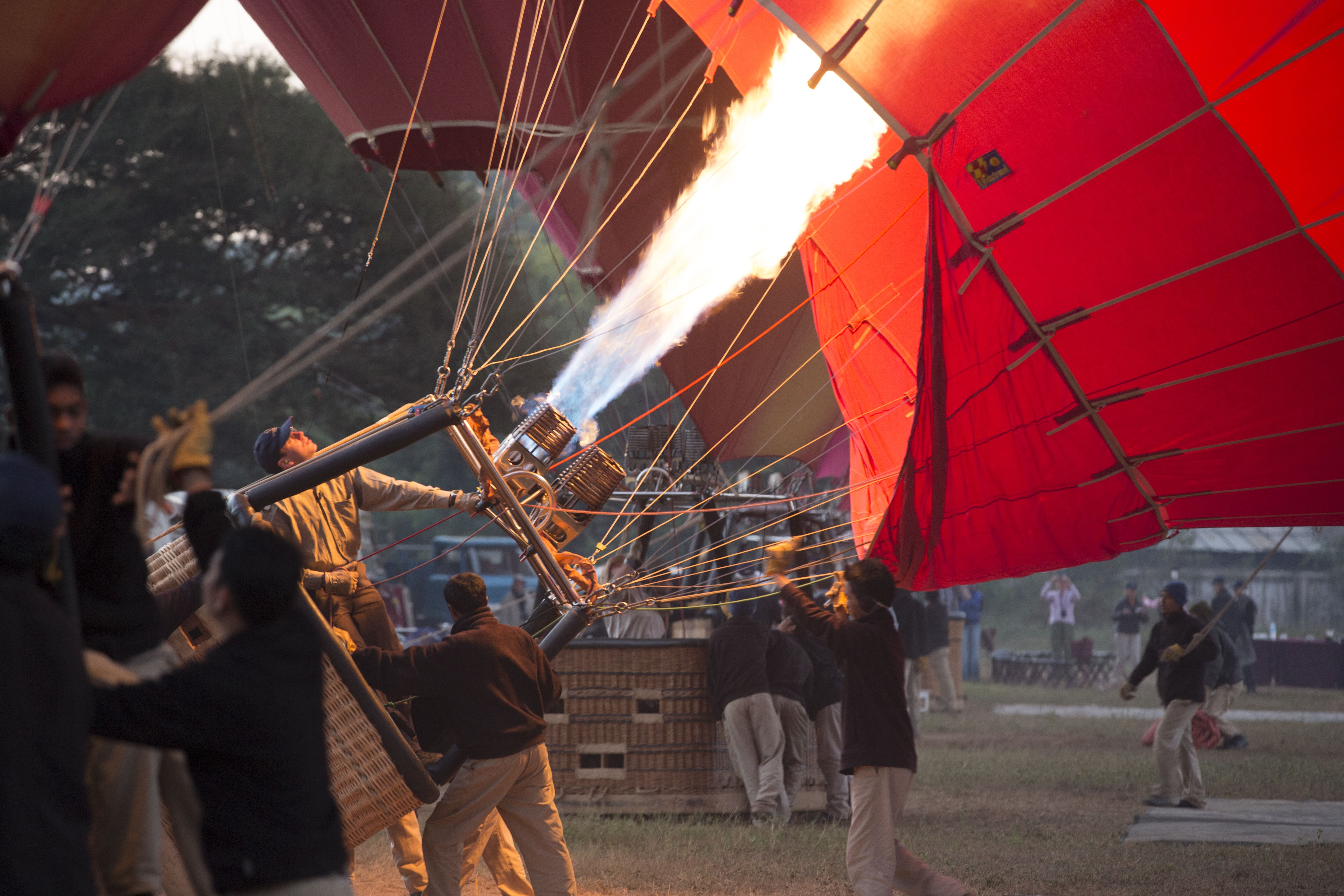 Ballooning in Ngapali